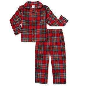 Flannel Toddler Pajama Set 2T